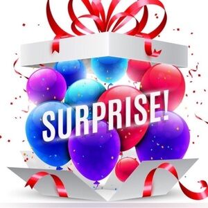 Surprise Multicolor Party Balloon Pack - Bright Red, Blue, Purple